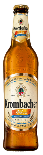 Load image into Gallery viewer, Bere alba fara alcool nefiltrata Krombacher Weizen, 0.0%, Sticla 0.5L, 6 bucati

