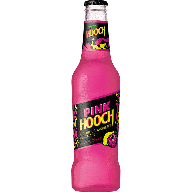 Bautura racoritoare carbogazoasa Hooch Pink Rasberry Lemonade, Alc. 3.4%, 24 x 0.275L