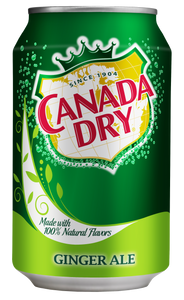 Bautura racoritoare carbogazoasa Canada Dry Ginger Ale, Doza 0.33L, 12 bucati