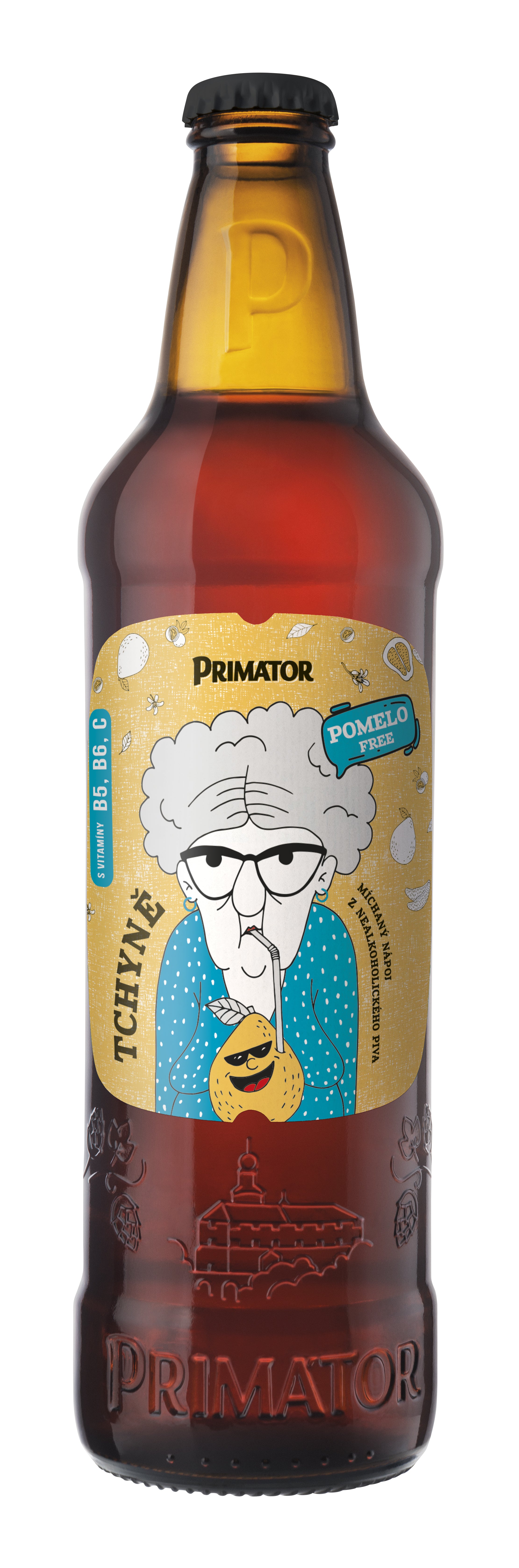 Bere Primator Free Mother in Law Pomelo, Max 0.3%, Sticla 20 x 0.5L