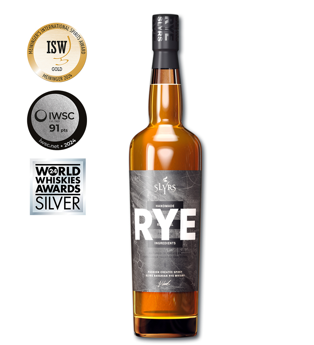 SLYRS Bavarian RYE Whisky - 6 x 700ml