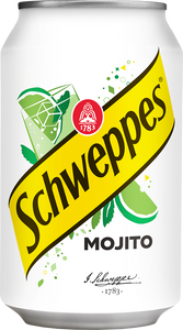 Bautura racoritoare carbogazoasa Schweppes Mojito, Doza 0.33L, 12 bucati