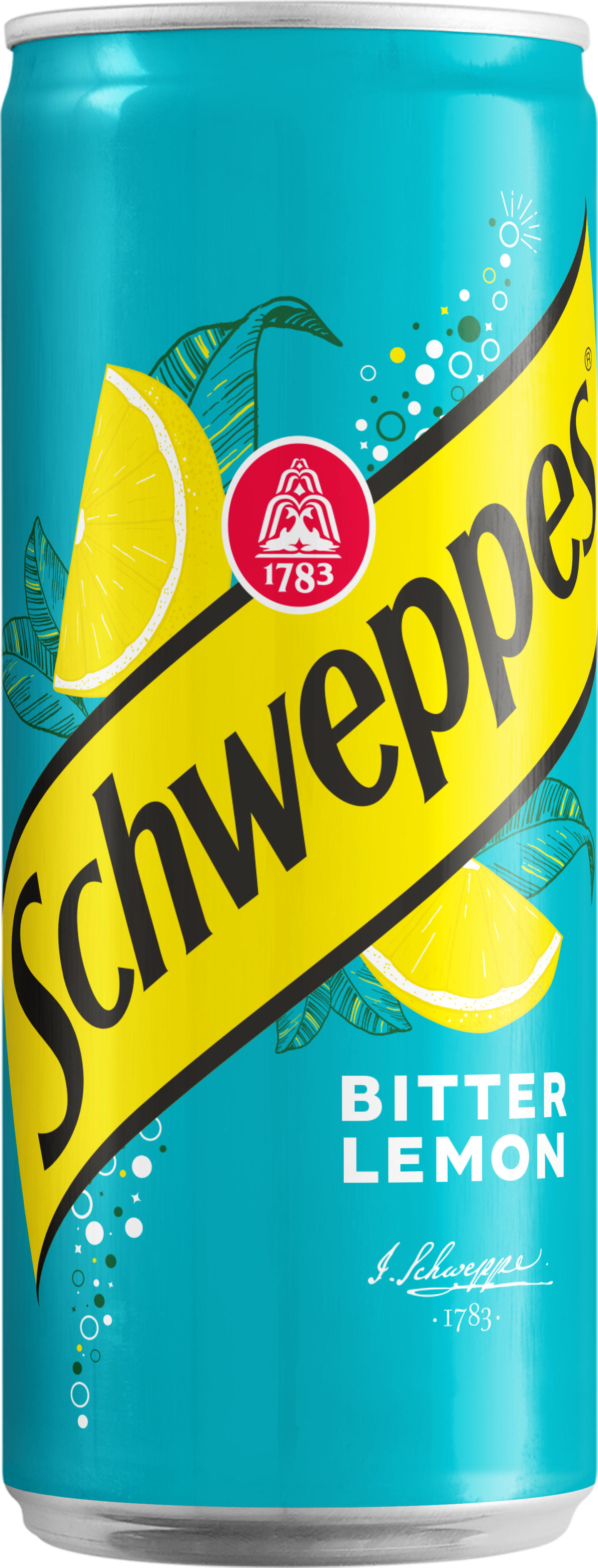 Bautura racoritoare carbogazoasa Schweppes Bitter Lemon, Doza, 24 x 0.33L