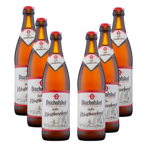 Bere nefiltrata Bischofshof Heller Weißbierbock Altvater, 7.1%, Sticla 0.5L, 6 bucati