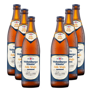 Bere alba nefiltrata Weltenburger Kloster Helle Weiße, 5.4%, Sticla 0.5L, 6 bucati