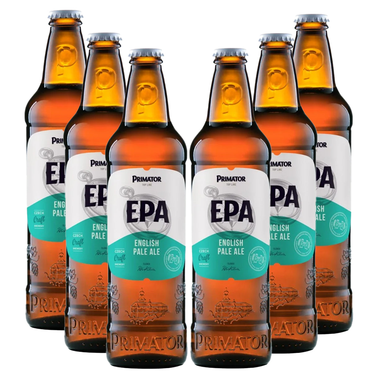 Bere EPA English Pale Ale (Top Fermented), 5%, Sticla 0.5L, 6 bucati