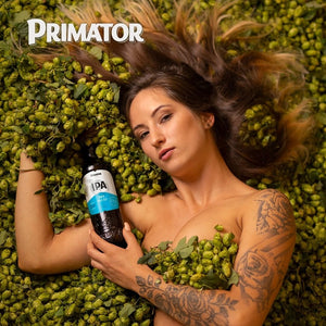 Bere Primator Indian Pale Ale - IPA (Top Fermented), 6.5%, Sticla 0.5L, 6 bucati