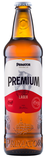 Load image into Gallery viewer, Bere Primator Premium Lager (Traditional), 5%, Sticla 0.5L, 6 bucati
