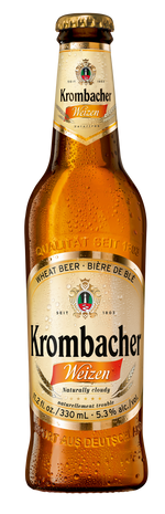 Load image into Gallery viewer, Bere alba nefiltrata Krombacher Weizen, 5.3%, Sticla 0.33L, 6 bucati
