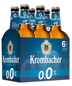 Bere fara alcool Krombacher Pils, 0.0%, Sticla 0.33L, 6 bucati