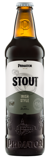Load image into Gallery viewer, Bere neagra Primator Stout Irish Style (Top Fermented), 4.7%, Sticla 0.5L, 6 bucati

