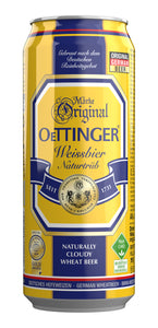 Bere nefiltrata din grau OeTTINGER Hefeweissbier, 4.9%, Doza 0.5L, 6 bucati
