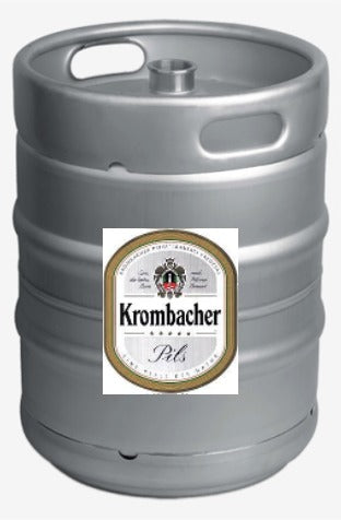Bere Krombacher Pils nepasteurizata, 4.8% Alc., Butoi (Keg) 30 Litri