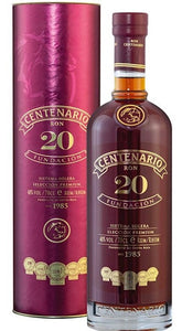 Rom Centenario 20 Fundación + cutie cadou, 40%, 6 x 0.7L