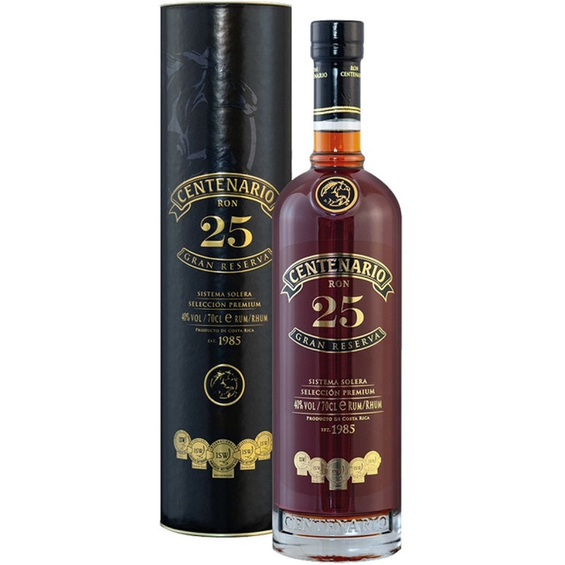 Rom Centenario 25 Gran Reserva + cutie cadou, 40%, 6 x 0.7L