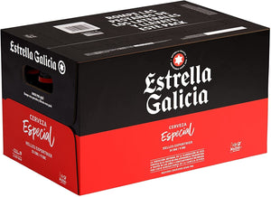 Bere Blonda Estrella Galicia Especial, 5.5%, Sticla 0.33L, 6 bucati