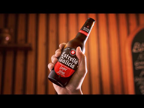 Bere Blonda Estrella Galicia Especial, 5.5%, Sticla 0.33L, 6 bucati
